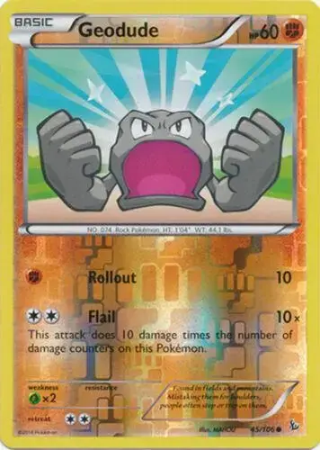 Geodude [Reverse Holo] - Pokemon Flashfire #45