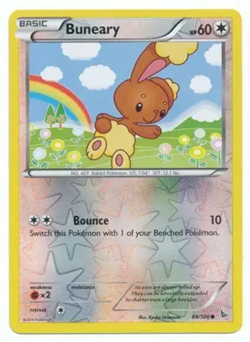 Buneary [Reverse Holo] - Pokemon Flashfire #84