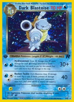 Dark Blastoise [1st Edition] #3 - Pokemon Team Rocket