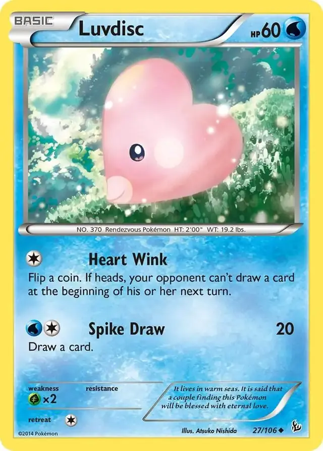 Luvdisc - Pokemon Flashfire #27