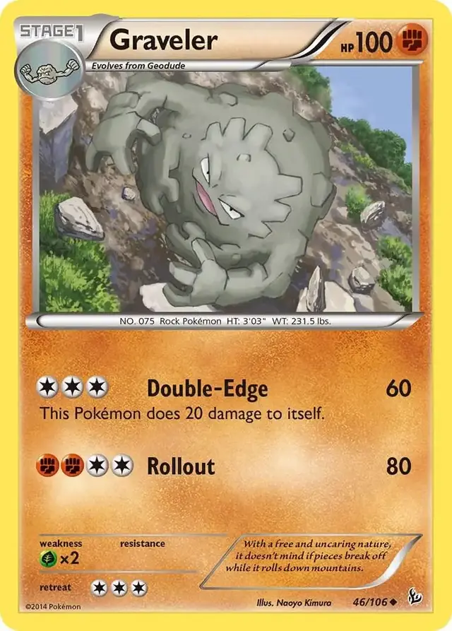 Graveler - Pokemon Flashfire #46