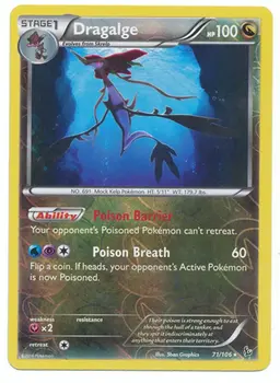 Dragalge [Reverse Holo] - Pokemon Flashfire