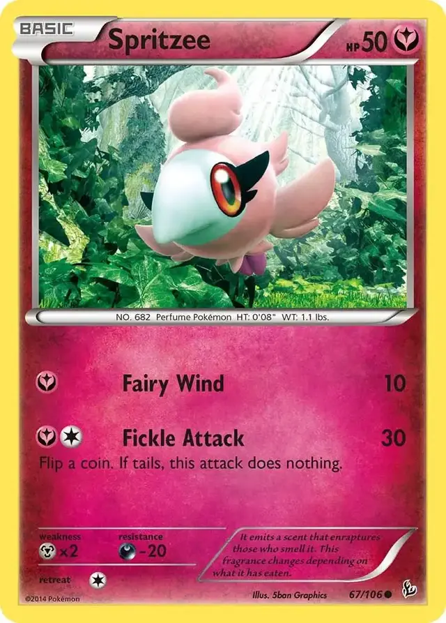 Spritzee - Pokemon Flashfire #67