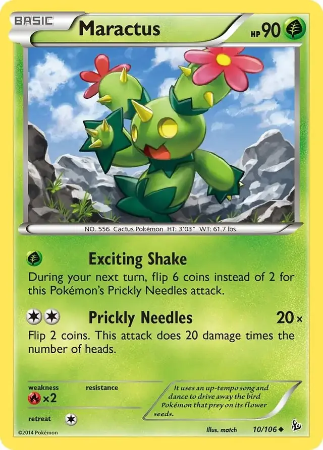 Maractus - Pokemon Flashfire #10