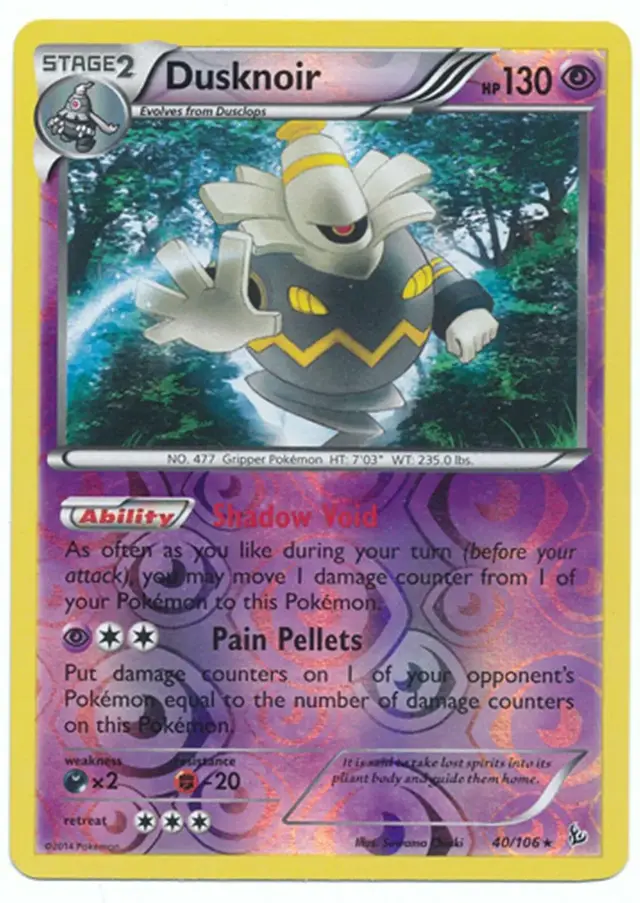 Dusknoir [Reverse Holo] - Pokemon Flashfire #40