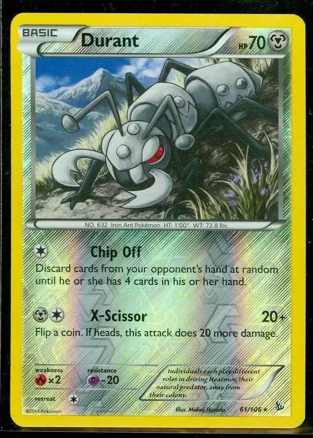 Durant [Reverse Holo] - Pokemon Flashfire #61