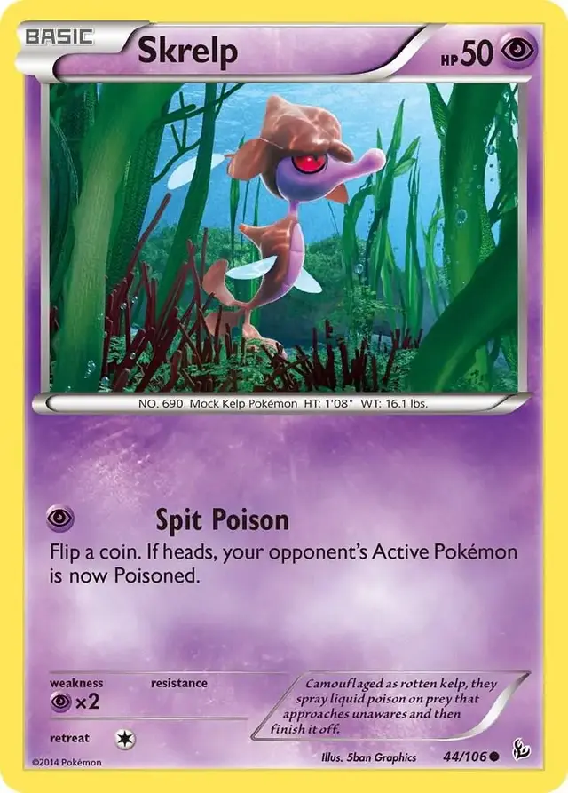 Skrelp - Pokemon Flashfire #44