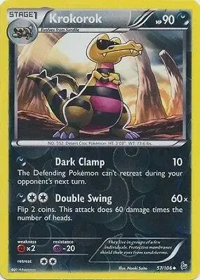 Krokorok [Reverse Holo] - Pokemon Flashfire #57