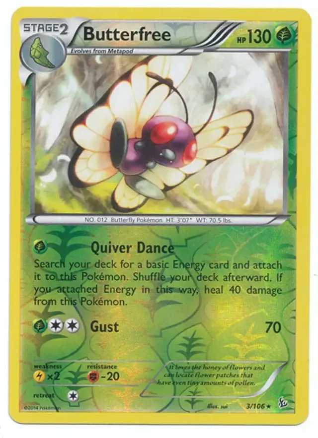 Butterfree [Reverse Holo] - Pokemon Flashfire #3