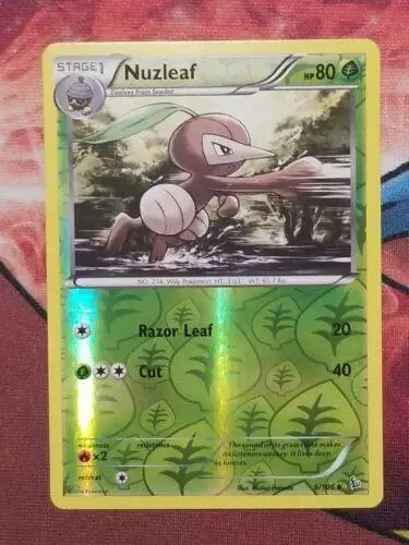 Nuzleaf [Reverse Holo] - Pokemon Flashfire #6