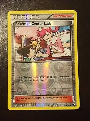 Pokemon Center Lady [Reverse Holo] - Pokemon Flashfire #93