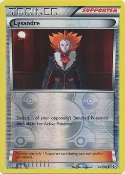 Lysandre [Reverse Holo] - Pokemon Flashfire