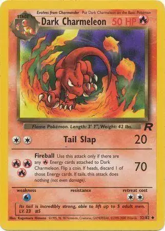 Dark Charmeleon - Pokemon Team Rocket #32