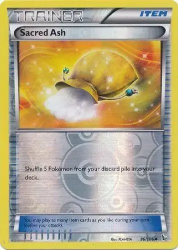 Sacred Ash [Reverse Holo] - Pokemon Flashfire #96
