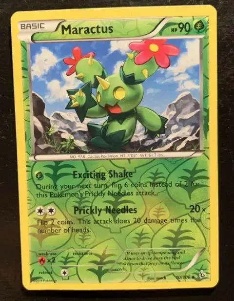 Maractus [Reverse Holo] - Pokemon Flashfire #10