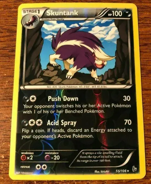 Skuntank [Reverse Holo] - Pokemon Flashfire #55