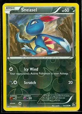 Sneasel [Reverse Holo] - Pokemon Flashfire #51