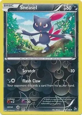 Sneasel [Reverse Holo] - Pokemon Flashfire #50