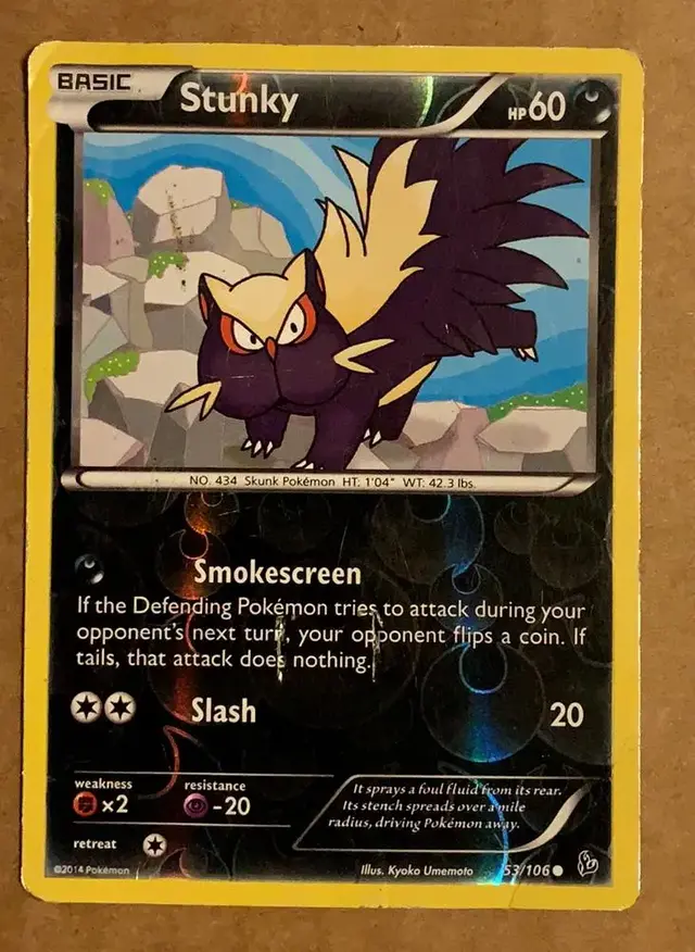 Stunky [Reverse Holo] - Pokemon Flashfire #53