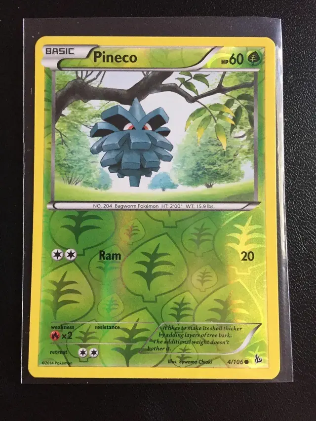Pineco [Reverse Holo] - Pokemon Flashfire #4