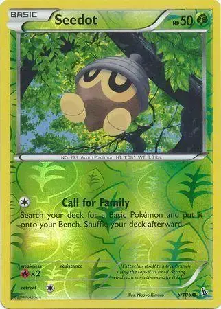 Seedot [Reverse Holo] - Pokemon Flashfire #5