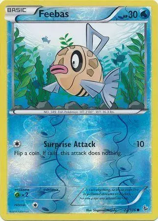 Feebas [Reverse Holo] - Pokemon Flashfire #22