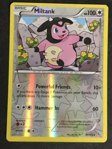 Miltank [Reverse Holo] - Pokemon Flashfire #83