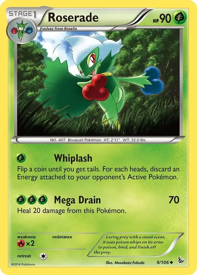 Roserade - Pokemon Flashfire #9