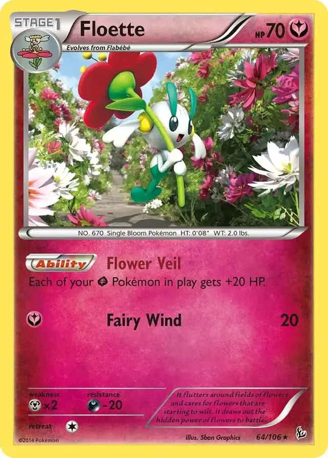 Floette - Pokemon Flashfire #64