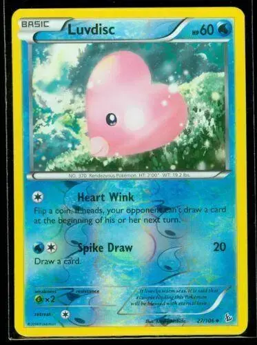 Luvdisc [Reverse Holo] - Pokemon Flashfire #27