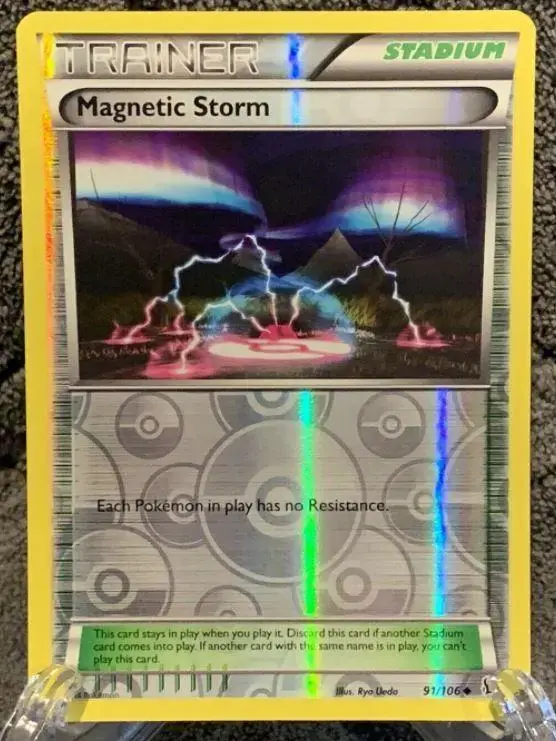 Magnetic Storm [Reverse Holo] - Pokemon Flashfire #91
