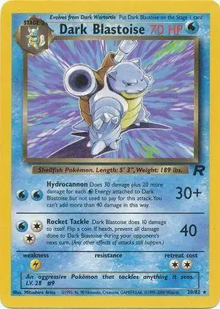 Dark Blastoise - Pokemon Team Rocket #20