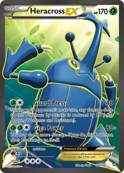 Heracross EX 105 - Pokemon Furious Fists
