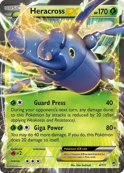 Heracross EX 4 - Pokemon Furious Fists