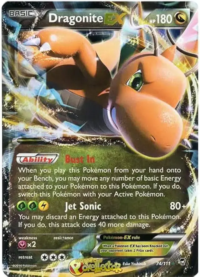 Dragonite EX [Jumbo] - Pokemon Furious Fists #74
