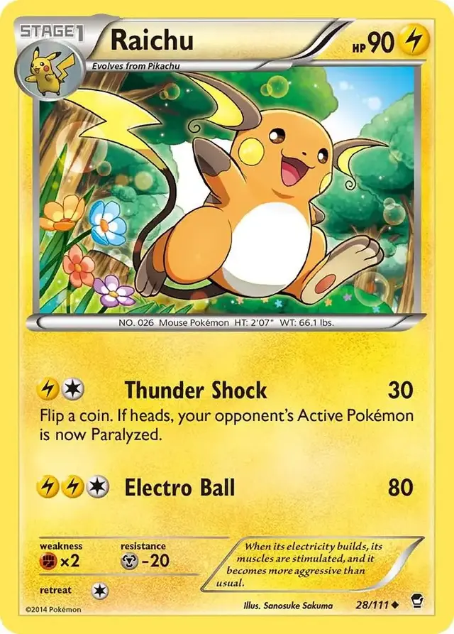 Raichu - Pokemon Furious Fists #28