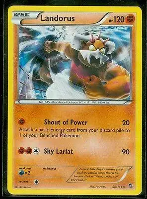 Landorus [Holo] - Pokemon Furious Fists #58