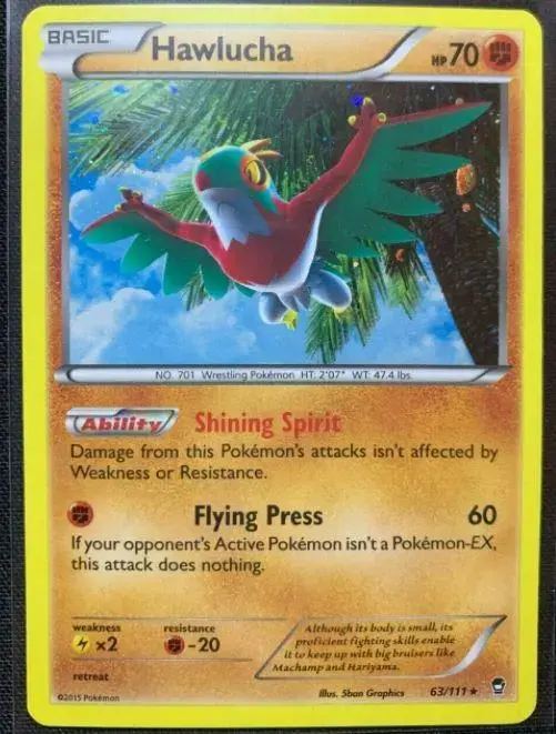 Hawlucha [Holo] - Pokemon Furious Fists #63
