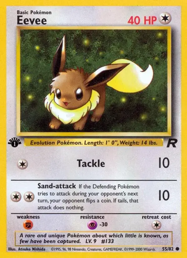 Eevee [1st Edition] - Pokemon Team Rocket #55