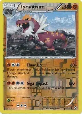 Tyrantrum [Reverse Holo] - Pokemon Furious Fists #62