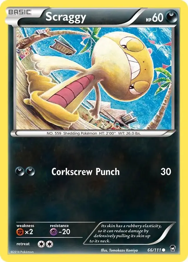 Scraggy - Pokemon Furious Fists #66