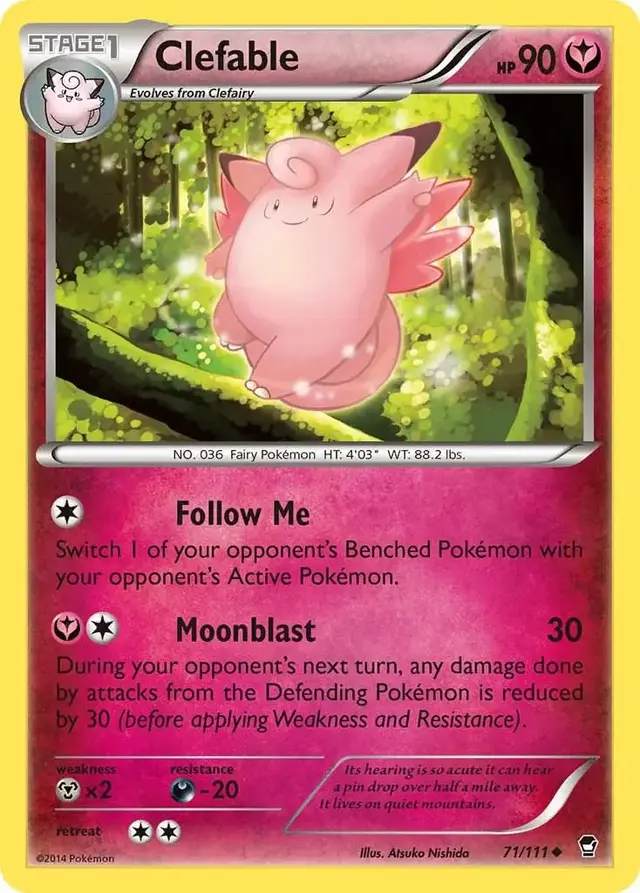 Clefable - Pokemon Furious Fists #71