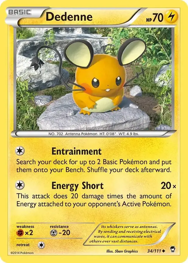 Dedenne - Pokemon Furious Fists #34