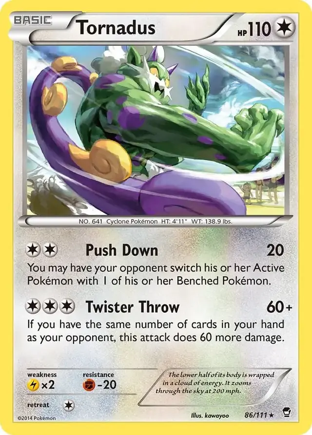 Tornadus - Pokemon Furious Fists #86