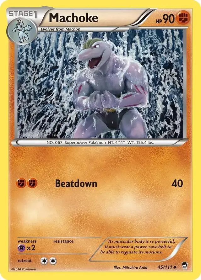 Machoke - Pokemon Furious Fists #45