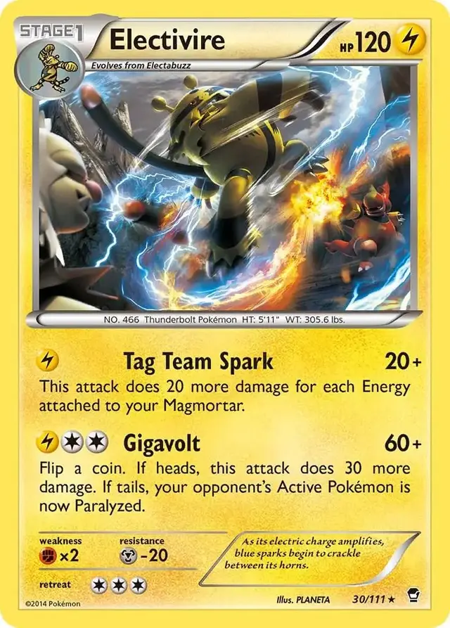 Electivire - Pokemon Furious Fists #30