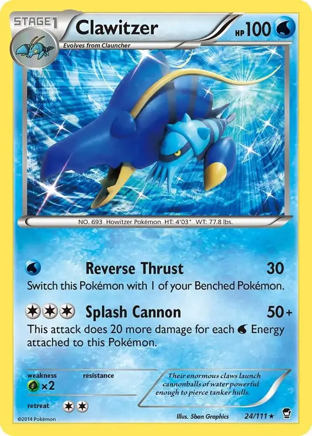 Clawitzer - Pokemon Furious Fists #24