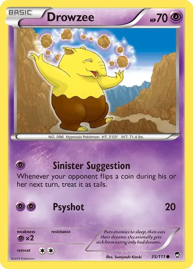 Drowzee - Pokemon Furious Fists #35