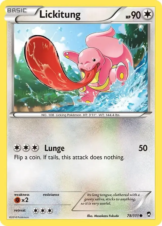 Lickitung - Pokemon Furious Fists #78