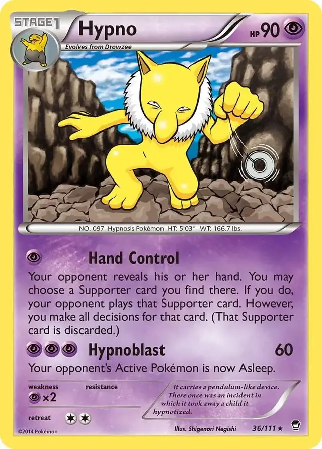 Hypno - Pokemon Furious Fists #36